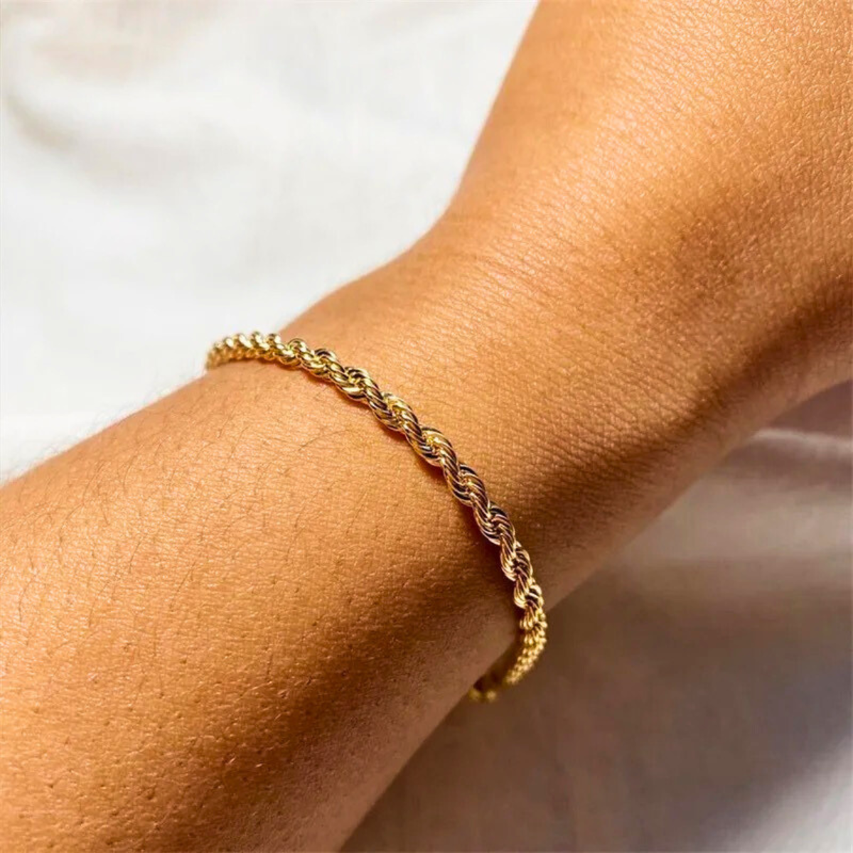 Gold Rope Bracelet