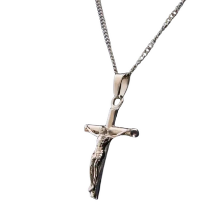 Silver Crucifix Set