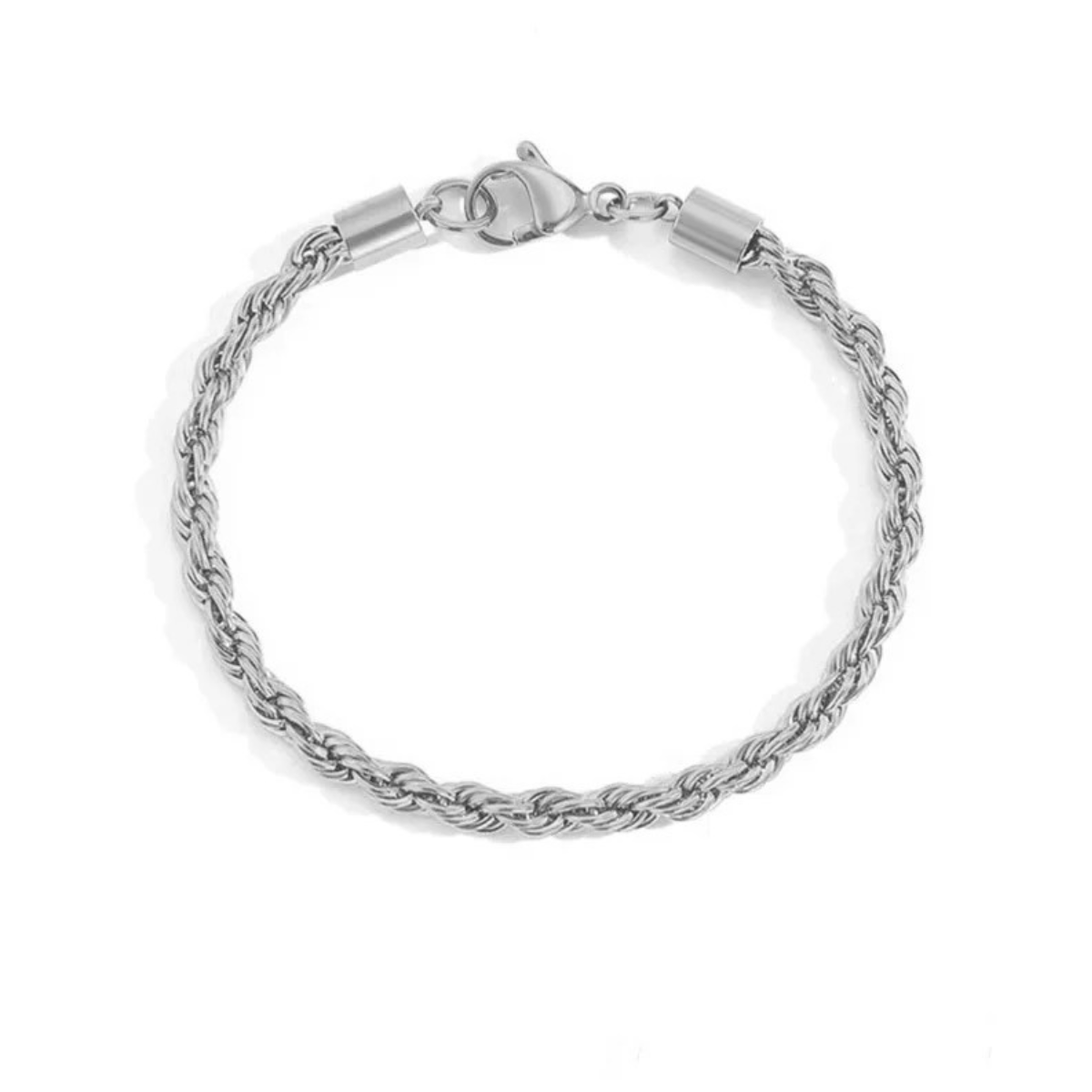 Silver Rope Bracelet