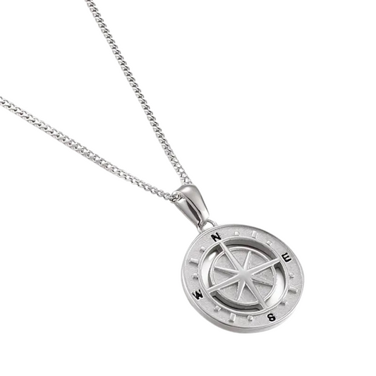 Silver Compass Set